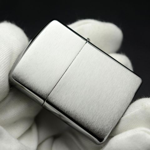 Bật Lửa Zippo 162 Armor Brushed Chrome - Vỏ Dày Cổ Điển, Chống Gió, Mỹ, Chất Liệu Bền Bỉ, Quà Tặng Tuyệt Vời cho Dân Sưu Tập