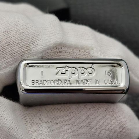 Bật Lửa Zippo 200PL Mạ Chrome Xước Vân Ngang Chuyên Dụng Hút Tẩu - Thiết Kế Độc Đáo, Bảo Hành Trọn Đời, Nhập Khẩu Chính Hãng Mỹ