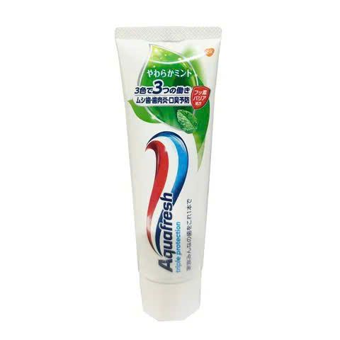 Kem đánh răng Aquafresh Nhật Bản, Bạc hà