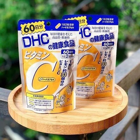 Viên bổ sung Vitamin C DHC 60 ngày - Tăng cường sức đề kháng, làm sáng và đều màu da, hỗ trợ miễn dịch, chất lượng Nhật Bản