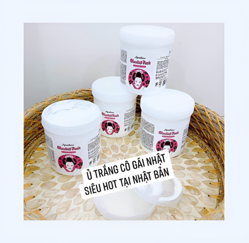 Kem ủ trắng da Apatheia Glowing Pack 500g Nhật Bản