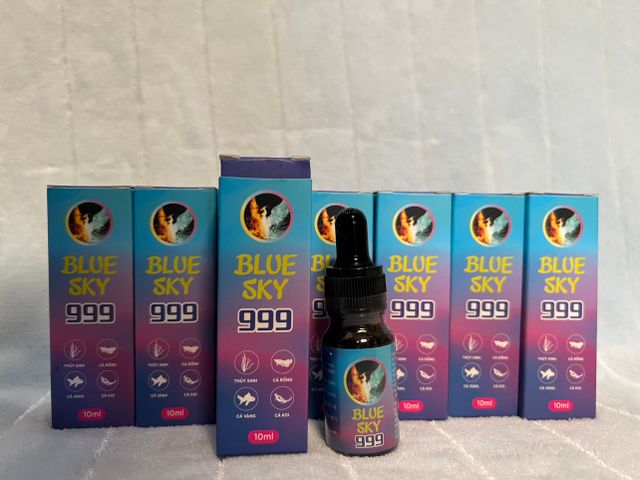Dung dịch Blue Sky 999 10ml - Điều trị bệnh và chăm sóc cá cảnh an toàn hiệu quả cho cá Betta, Koi, cá thủy sinh nhỏ