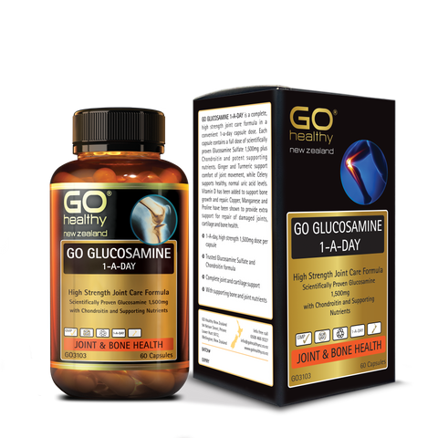 Viên Uống Bổ Khớp Go Glucosamine 1500mg 60 Viên - Hỗ Trợ Khớp Chắc Khỏe, Giảm Thoái Hóa, Tăng Dịch Khớp