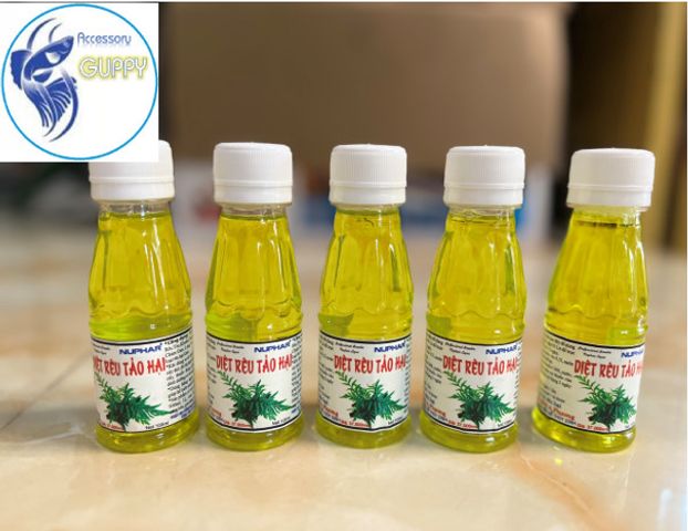 Dung dịch diệt rêu Nuphar 100ml - Xử lý rêu tóc, tảo lam, tảo nâu cho bể thủy sinh - An toàn cho cá và hiệu quả nhanh chóng