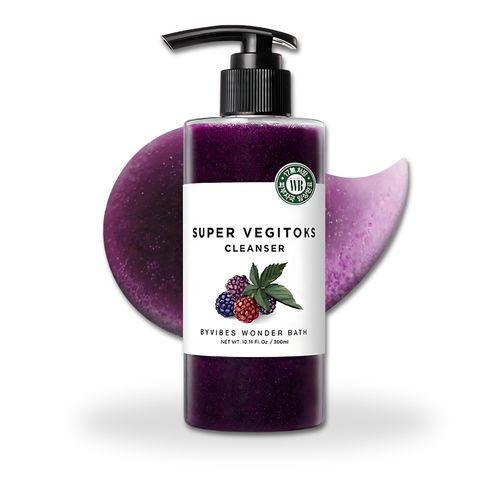Sữa rửa mặt Super Vegitoks Wonder Bath 300ml Màu Tím