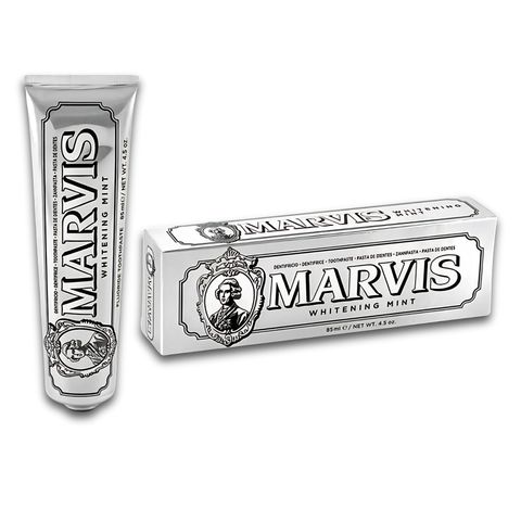 Kem Đánh Răng Marvis Whitening Mint 85ml - Làm Trắng Răng, Thơm Mát