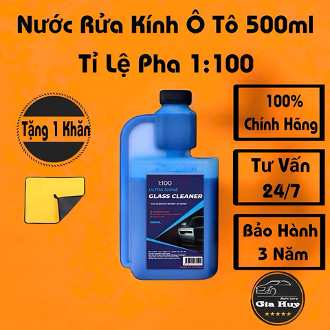 Nước Rửa Kính Ô Tô GLASS CLEANER 500ML