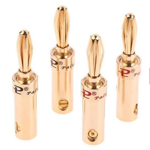 Giắc Bắp Chuối Cao Cấp Mạ Vàng Palic - Kết Nối Âm Thanh Chất Lượng, Thiết Kế Sang Trọng, Ứng Dụng Rộng Rãi