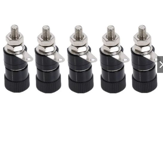Bộ 5 Trạm Loa Ổ Cắm Chuối Màu Đỏ & Đen 4mm - Thiết Bị Âm Thanh Chuyên Dụng, Kết Nối Ổn Định, Đem Lại Âm Thanh Sống Động