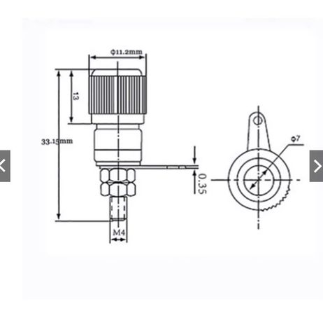 Bộ 5 Trạm Loa Ổ Cắm Chuối Màu Đỏ & Đen 4mm - Thiết Bị Âm Thanh Chuyên Dụng, Kết Nối Ổn Định, Đem Lại Âm Thanh Sống Động