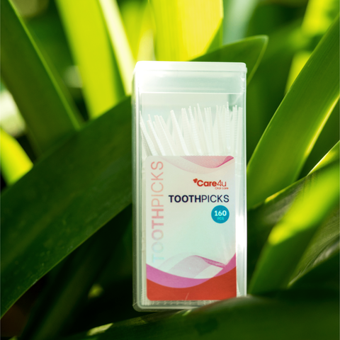 Tăm Nhựa Care4U Combo 160 Chiếc - Dụng Cụ Chăm Sóc Răng Miệng Hiệu Quả, Bảo Vệ Nướu - Giải Pháp Ngừa Vấn Đề Răng Miệng