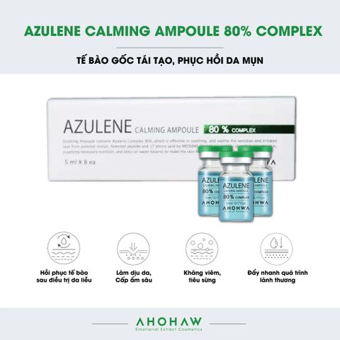 Tế Bào Gốc Azulene Calming Ampoule 8 Lọ x 5ml - Serum Tái Tạo và Phục Hồi Da Mụn, Giảm Viêm và Cung Cấp Độ Ẩm hiệu quả