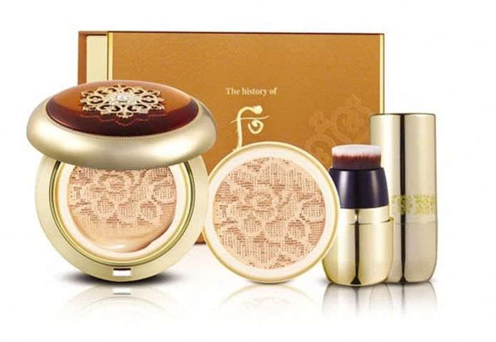 Set Phấn Nước Chống Nắng Whoo Radiant Essence Cushion 15g x 2 Lõi - Bộ Trang Điểm Dưỡng Da Chống Lão Hóa Cao Cấp, Sang Trọng