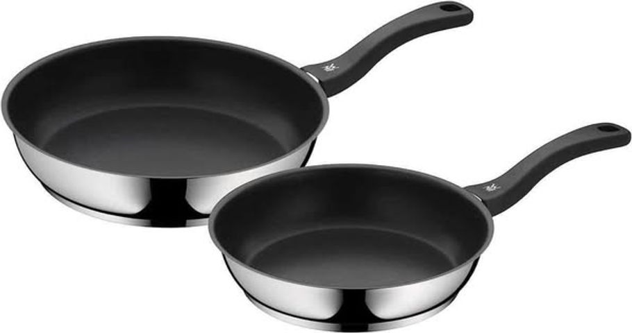 Chảo chống dính WMF Devil Frypan 20cm và 28cm - Sáng bóng, an toàn, chịu nhiệt 250°C, bền bỉ, tiện lợi cho mọi loại bếp