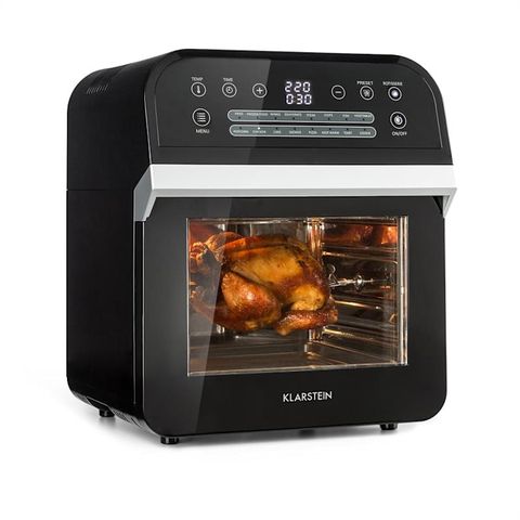 Nồi Chiên Không Dầu 12L Klarstein Aerovital Cube - Nấu Ăn Thông Minh, 1600W, 13 Chương Trình Chế Biến, Dễ Dàng Sử Dụng, Giữ Nhiệt và Sấy Khô