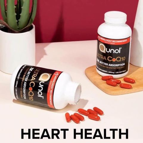 Viên uống Qunol Ultra CoQ10 100mg - Hỗ trợ sức khỏe tim mạch, tăng cường năng lượng và miễn dịch, 180 viên bổ sung tự nhiên