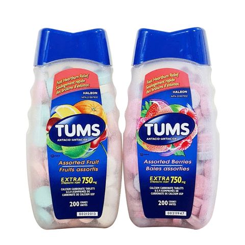 Viên nhai hỗ trợ dạ dày Tums Extra 200-265 viên của Mỹ