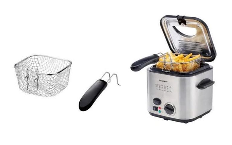 Nồi Chiên Ngập Dầu 2 Trong 1 Silvercrest Mini - Chiên & Lẩu Fondue Cao Cấp, Dễ Dàng Điều Chỉnh Nhiệt Độ 130-190°C