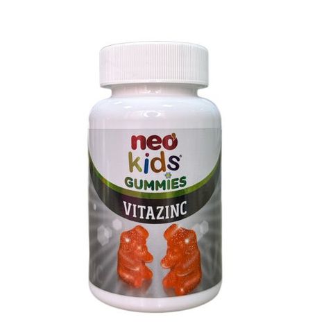 Gummy Kẽm Hữu Cơ Dạng Nhai Neo Kids Con Gấu - Hỗ Trợ Tăng Cường Sức Đề Kháng Cho Trẻ Em, Giúp Bé Ăn Ngon - Lọ 60 Viên