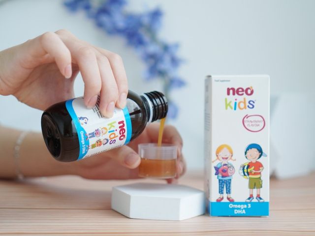 Neo Kids Omega 3 DHA - Bổ sung Dầu Cá Cho Trẻ Từ 3 Tháng, Hỗ Trợ Phát Triển Trí Não, Thị Lực và Ghi Nhớ 150ml