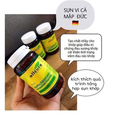 [Hàng Đức] Viên Uống Sụn Vi Cá M.ập Allcura 90 Viên - Hỗ Trợ Xương Khớp, Tăng Cường Sức Khỏe Sụn Khớp