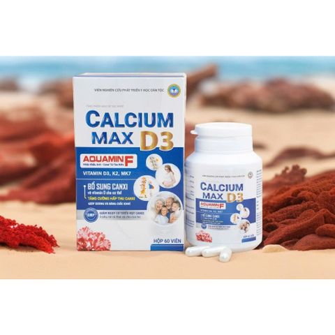 Canxi Hữu Cơ Calcium Max D3 - Hộp 60 viên