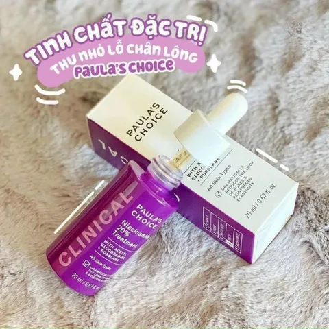 Tinh Chất Thu Nhỏ Lỗ Chân Lông Paula's Choice Niacinamide 20% Treatment 20ml