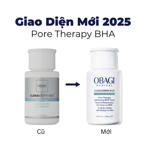 Toner BHA 2% Obagi Clenziderm - Nước Cân Bằng Kiềm Dầu, Giảm Mụn, Thu Nhỏ Lỗ Chân Lông 148ml, Dành Cho Da Dầu, Da Hỗn Hợp