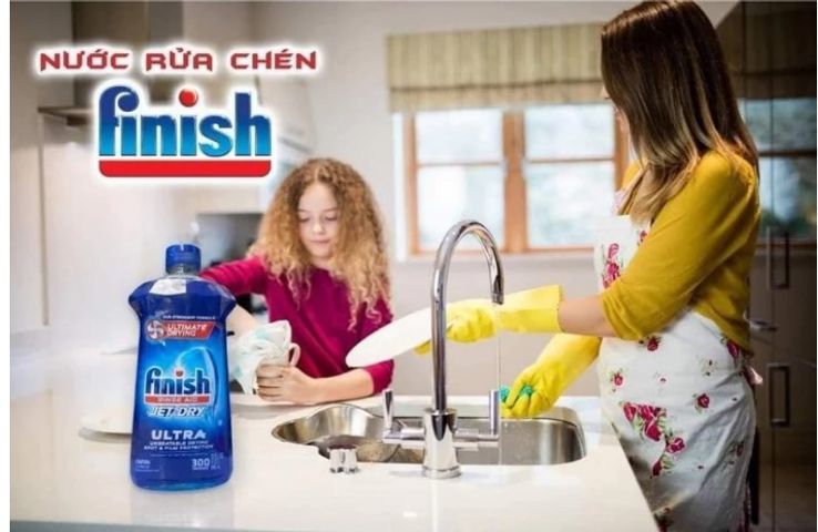 Nước Rửa Chén Finish 946ml - Giải Pháp Vệ Sinh Bát Đĩa Hiệu Quả Cho Máy Rửa Chén Tại Nhà, Bảo Vệ Đồ Dùng Bền Lâu