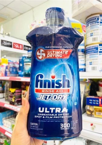 Nước Rửa Chén Finish 946ml - Giải Pháp Vệ Sinh Bát Đĩa Hiệu Quả Cho Máy Rửa Chén Tại Nhà, Bảo Vệ Đồ Dùng Bền Lâu