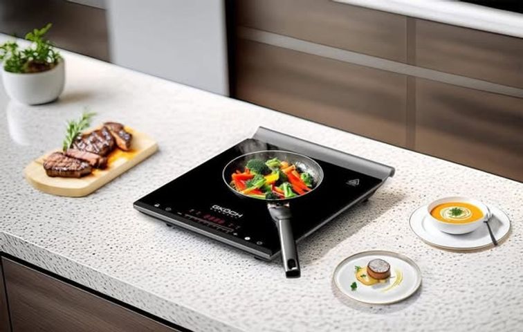 Bếp Từ Đơn GKÖCH 2000W - Thiết Kế Sang Trọng, Nhỏ Gọn, Dễ Dàng Di Chuyển - Hoàn Hảo Cho Mọi Không Gian Bếp
