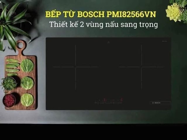 Bếp Từ Đôi Bosch PMI82566VN - Bếp Điện Từ Cao Cấp 2800W, Thiết Kế Hiện Đại, An Toàn và Siêu Tiết Kiệm Điện