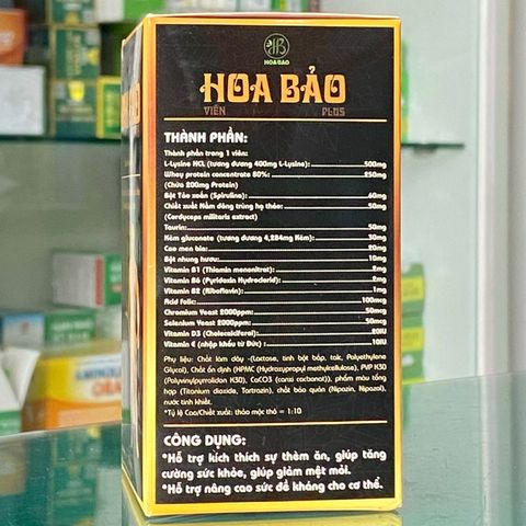 Viên hỗ trợ Tăng Cân Hoa Bảo