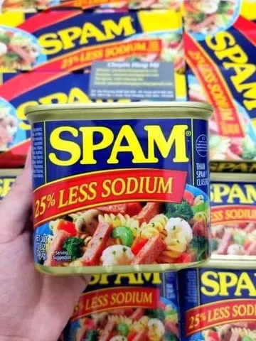 Thịt Hộp Spam Less Salt 340G