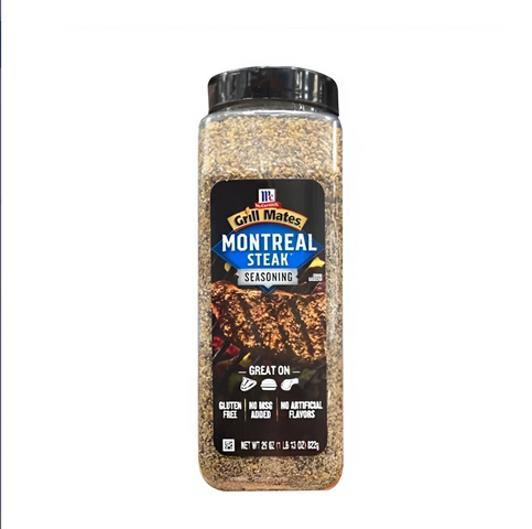 Gia vị ướp thịt bò Grill Mates Montrel Steak - Hương vị phong phú cho món steak hoàn hảo, xuất xứ Mỹ, dễ sử dụng cho bữa tiệc BBQ.