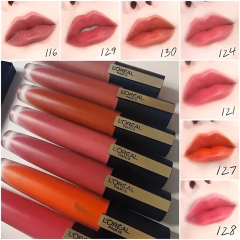 Son kem lì L'Oreal Rouge Signature Matte Lipstick màu 112 I Achieve
