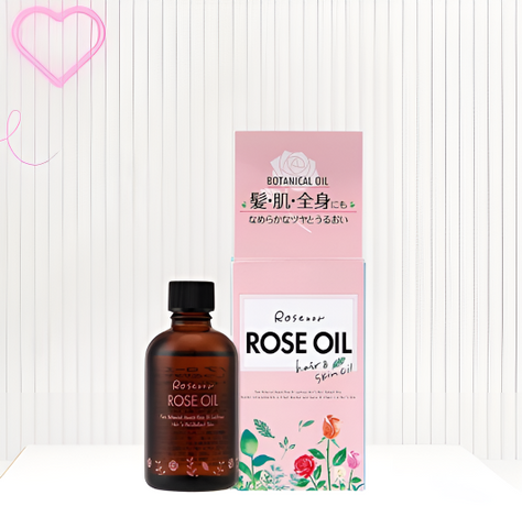 Dầu Dưỡng Tóc Hoa Hồng Maruho 60ml - Phục Hồi Tóc Khô Yếu, Dưỡng Ẩm Tự Nhiên, Xuất Xứ Nhật Bản