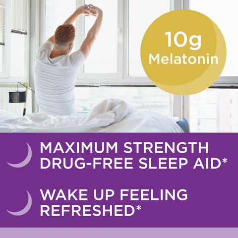 Viên hỗ trợ giấc ngủ Nature's Bounty Sleep3 120 viên - Giúp ngủ ngon, thư giãn, chiết xuất tự nhiên không chứa GMO, gluten.