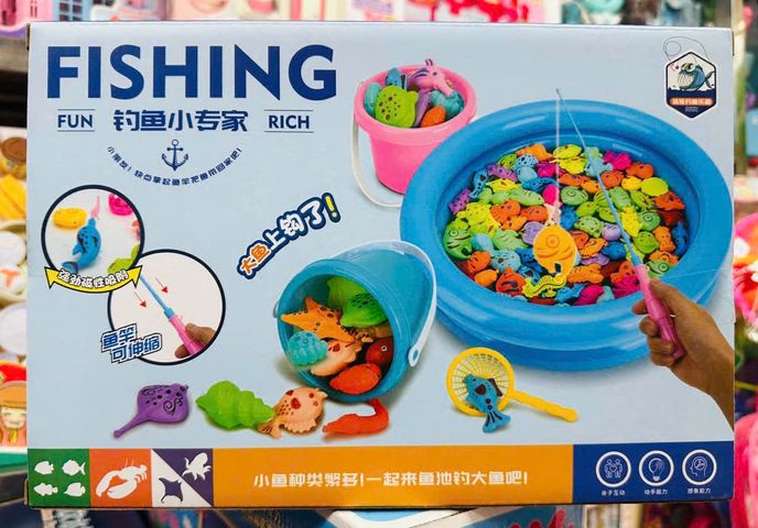 Đồ Chơi Câu Cá Phao 9962 - Bộ Đồ Chơi Giải Trí Gồm 20 Con Cá Màu Sắc Cho Trẻ Em Từ 3 Tuổi, Phát Triển Kỹ Năng Phối Hợp Và Khám Phá Thế Giới Dưới Nước