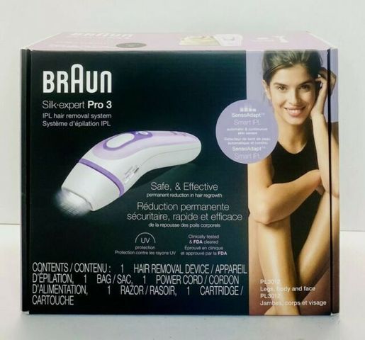 Máy triệt lông Braun Silk Expert Pro 3 IPL - Công nghệ an toàn, hiệu quả triệt lông vĩnh viễn cho mọi loại da