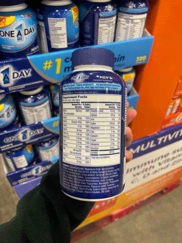 Viên uống Vitamin Tổng Hợp One A Day cho Nam Dưới 50 Tuổi - 300 Viên, Hàng Mỹ Chính Hãng, Hỗ Trợ Sức Khỏe Toàn Diện