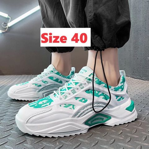 Giày thể thao nâng chiều cao nam họa tiết phong cách - H98 Sneaker cao cấp mã 392 chất lượng cao