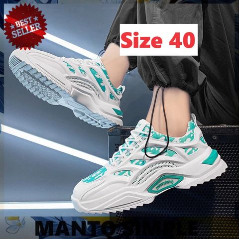 Giày thể thao nâng chiều cao nam họa tiết phong cách - H98 Sneaker cao cấp mã 392 chất lượng cao