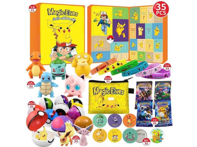 Bộ đồ chơi Pokemon JR0-1 Magic Elves - Đồ chơi phát triển tư duy và sáng tạo cho trẻ em, an toàn và bắt mắt
