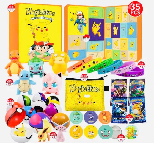 Bộ đồ chơi Pokemon JR0-1 Magic Elves - Đồ chơi phát triển tư duy và sáng tạo cho trẻ em, an toàn và bắt mắt