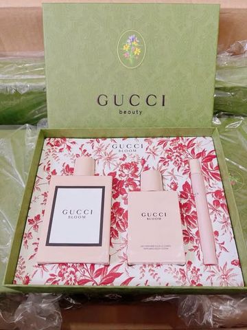 Set nước hoa  GUCCI BLOOM EDP 100ML + 10ML + BODY LOTION 100ML