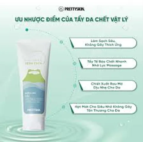 Tẩy Da Chết Rau Má The Pure Cica Peeling Gel Prettyskin 150ml - Tẩy Tế Bào Chết Cho Da Nhạy Cảm, Giúp Sáng Da, Ngăn Mụn