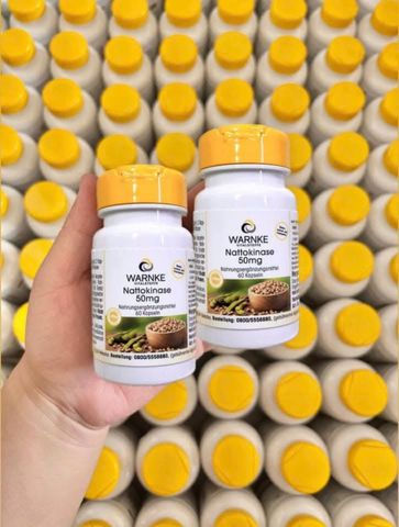 Viên Uống Warnke Nattokinase - Hỗ Trợ Tim Mạch, Ngăn Ngừa Đột Quỵ, Cải Thiện Tuần Hoàn Máu, Giảm Nguy Cơ Huyết Khối