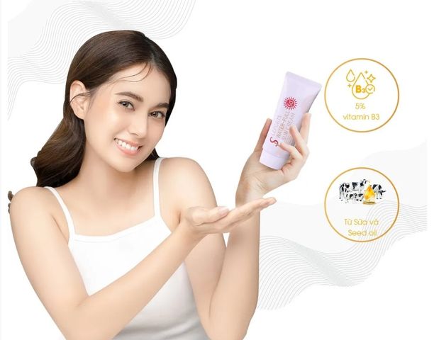 Kem Chống Nắng SL Smile Leader SPF50+ 60ml - Bảo Vệ Da, Dưỡng Ẩm, Phù Hợp Mọi Loại Da, Không Chứa Hóa Chất Độc Hại