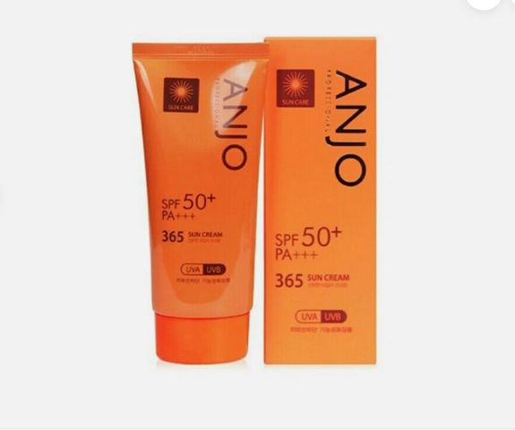 Kem Chống Nắng Anjo Professional Spf50+Pa+++ 365 Sun Cream 70G-Màu Cam